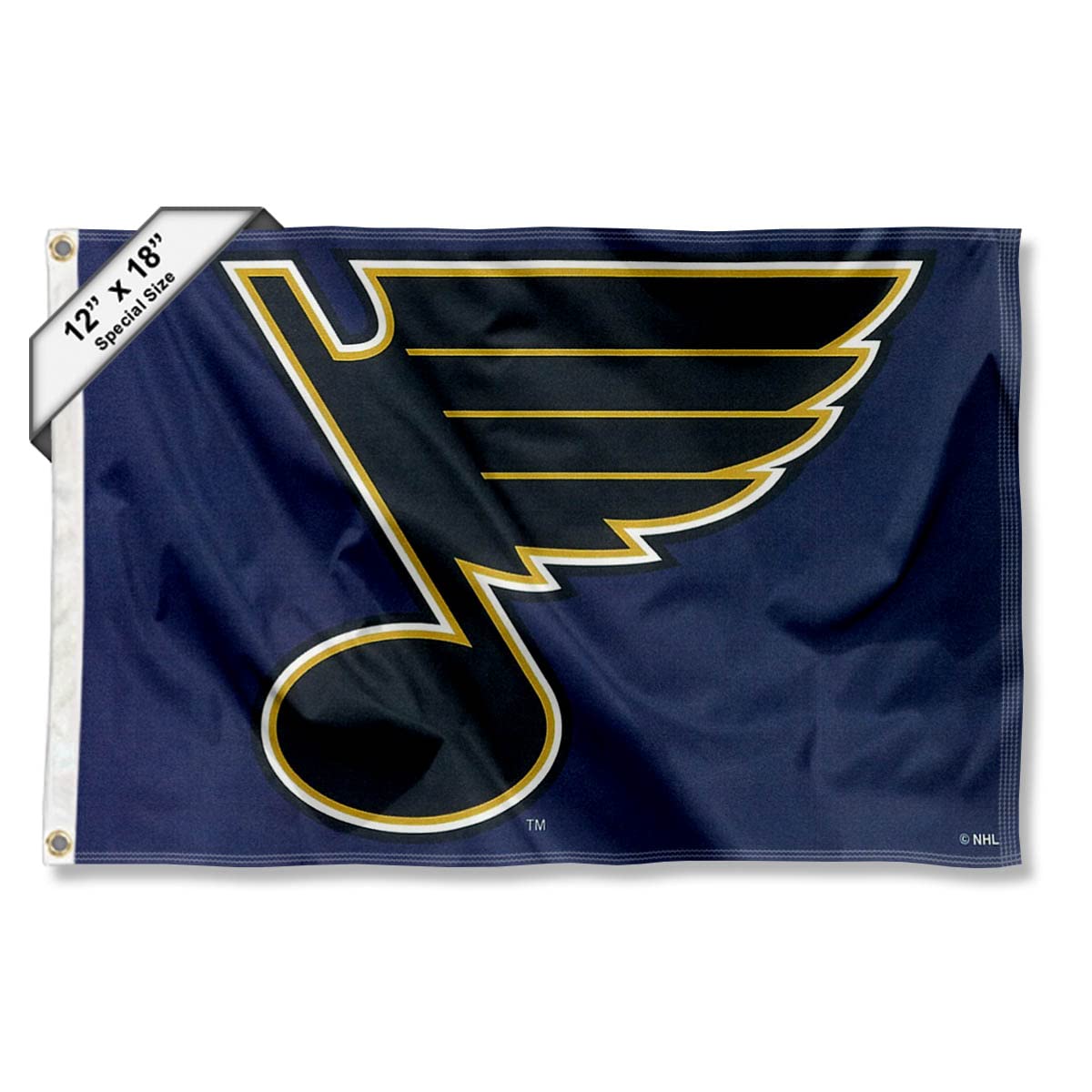 WinCraft Blues Hockey Boat and Golf Cart Flag - Sports Collectibles, Sports Memorabilia, Sports Fan Shop, Sports Gifts
