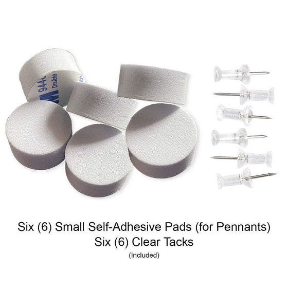 Carolina Hurricanes Pennant Flag and Wall Tack Pads Mounts - Sports Collectibles, Sports Memorabilia, Sports Fan Shop, Sports Gifts