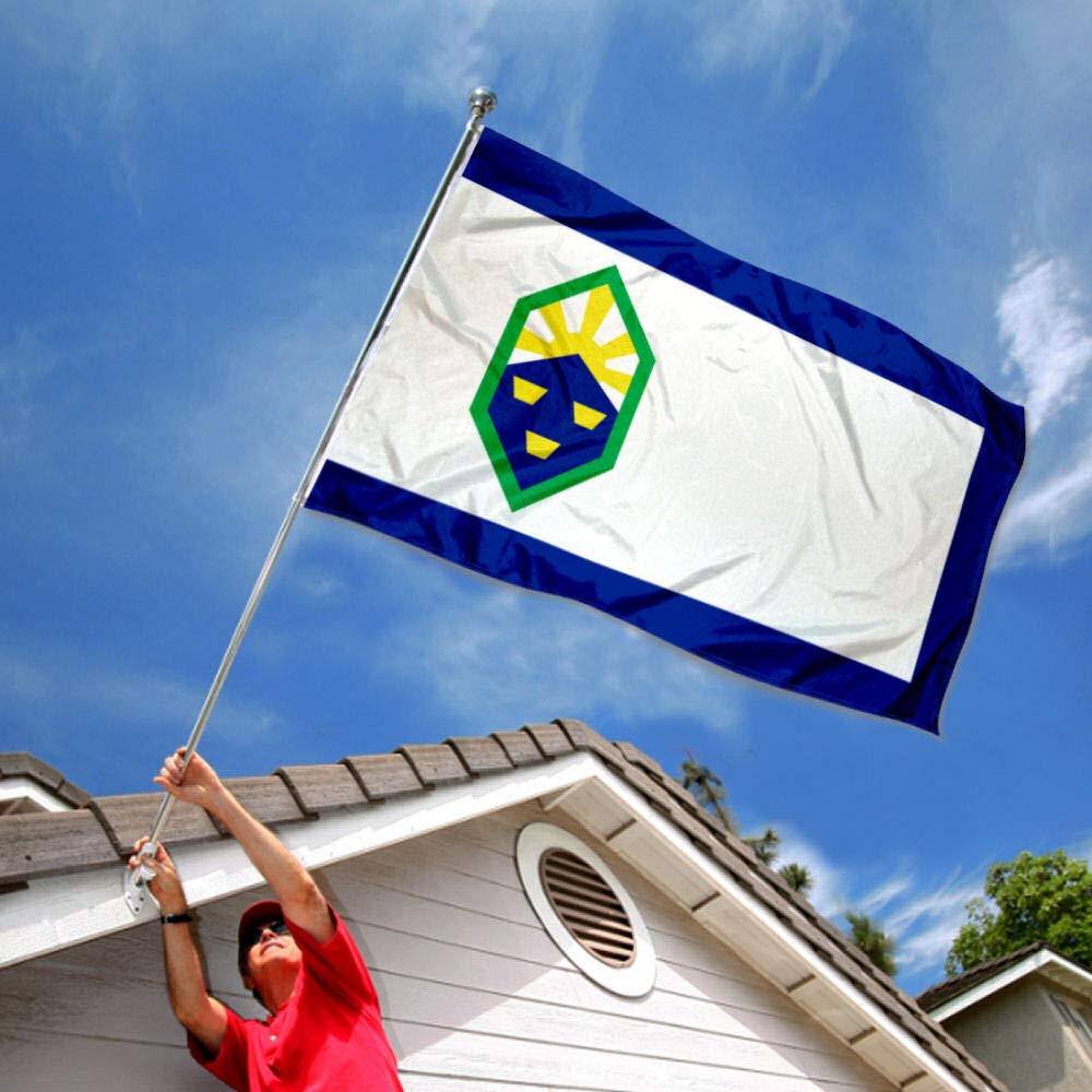 City of Colorado Springs Flag 3x5 Foot Banner - Sports Collectibles, Sports Memorabilia, Sports Fan Shop, Sports Gifts