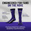 For Bare Feet NFL BALTIMORE RAVENS MVP Crew Sock Team Color Large - Sports Gifts, Sports Memorabilia, Sports Collectibles, Fan Shop