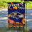WinCraft Baltimore Ravens Fall Leaves Decorative Football Garden Flag Double Sided Banner - Sports Collectibles, Sports Memorabilia, Sports Fan Shop, Sports Gifts