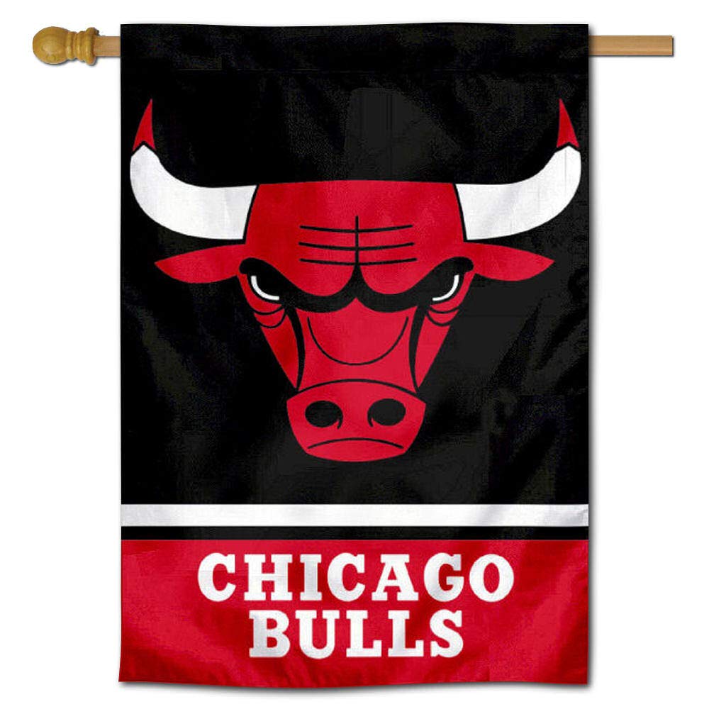 WinCraft Chicago Bulls Two Sided House Flag - Sports Collectibles, Sports Memorabilia, Sports Fan Shop, Sports Gifts