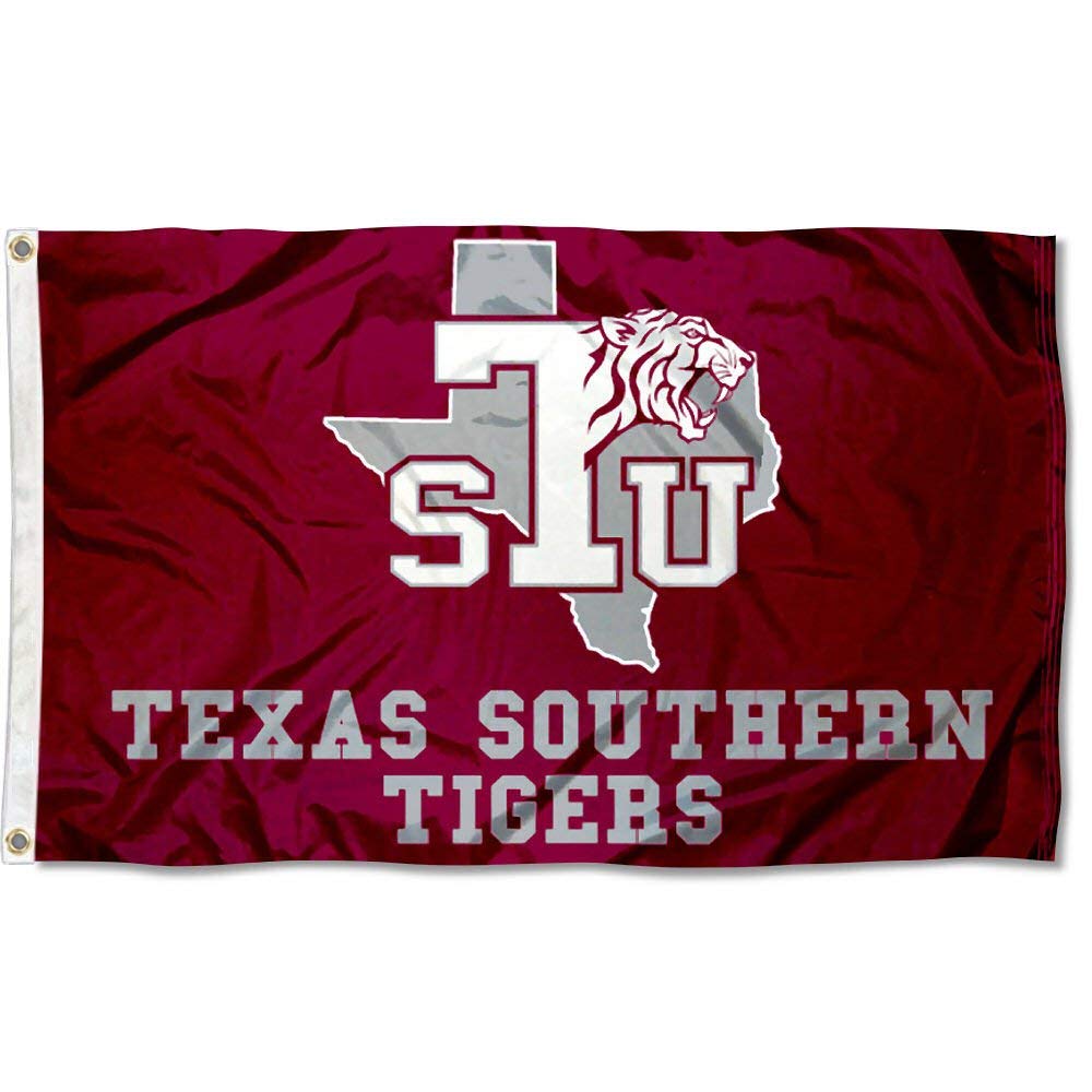 College Flags & Banners Co. Texas Southern University Flag and USA 3ft x 5ft Flag Set - Sports Collectibles, Sports Memorabilia, Sports Fan Shop, Sports Gifts