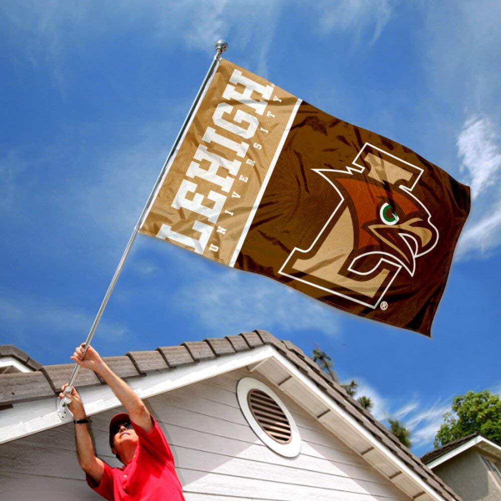 College Flags & Banners Co. Lehigh and USA Flag 3x5 Set - Sports Collectibles, Sports Memorabilia, Sports Fan Shop, Sports Gifts