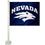 College Flags & Banners Co. Nevada Wolfpack New Logo Car Flag - Sports Collectibles, Sports Memorabilia, Sports Fan Shop, Sports Gifts