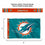 WinCraft Miami Dolphins Printed Header 3x5 Foot Banner Flag - Sports Collectibles, Sports Memorabilia, Sports Fan Shop, Sports Gifts