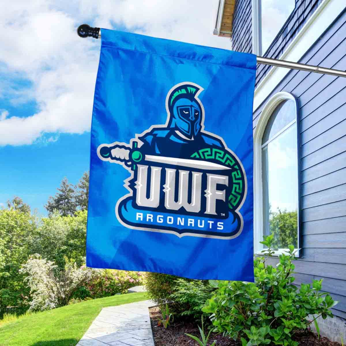 West Florida Argos House Flag with Flag Pole Set - Sports Collectibles, Sports Memorabilia, Sports Fan Shop, Sports Gifts