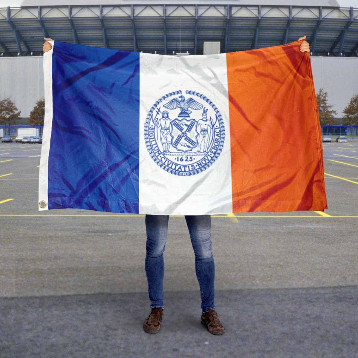 Sports Flags Pennants Company New York City Flag 3x5 Foot Banner - Sports Collectibles, Sports Memorabilia, Sports Fan Shop, Sports Gifts