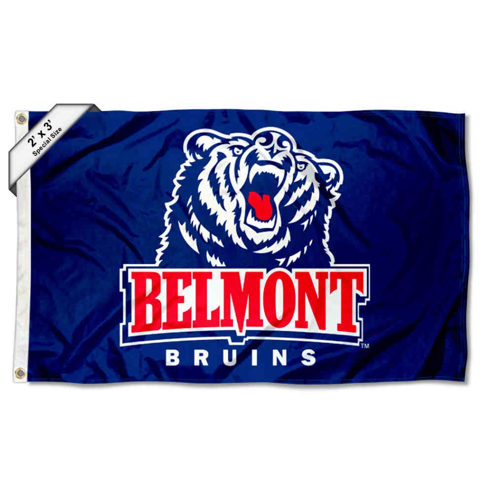 College Flags & Banners Co. Belmont Bruins 2x3 Foot Flag - Sports Collectibles, Sports Memorabilia, Sports Fan Shop, Sports Gifts