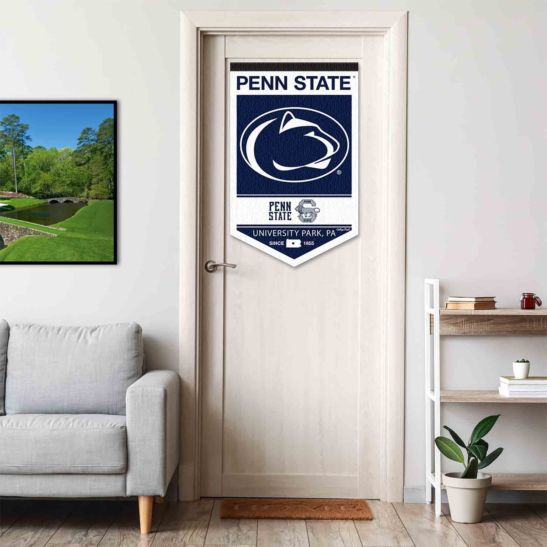College Flags & Banners Co. Penn State Nittany Lions Heritage History Banner Pennant - Sports Collectibles, Sports Memorabilia, Sports Fan Shop, Sports Gifts