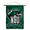 Northeastern State Riverhawks House Flag and Wood Banner Pole Set - Sports Collectibles, Sports Memorabilia, Sports Fan Shop, Sports Gifts