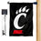 College Flags & Banners Co. University of Cincinnati Garden Flag and Mailbox Post Pole Mount Holder Set - Sports Collectibles, Sports Memorabilia, Sports Fan Shop, Sports Gifts