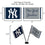 WinCraft NY Yankees Desk and Table Top Flags - Sports Collectibles, Sports Memorabilia, Sports Fan Shop, Sports Gifts