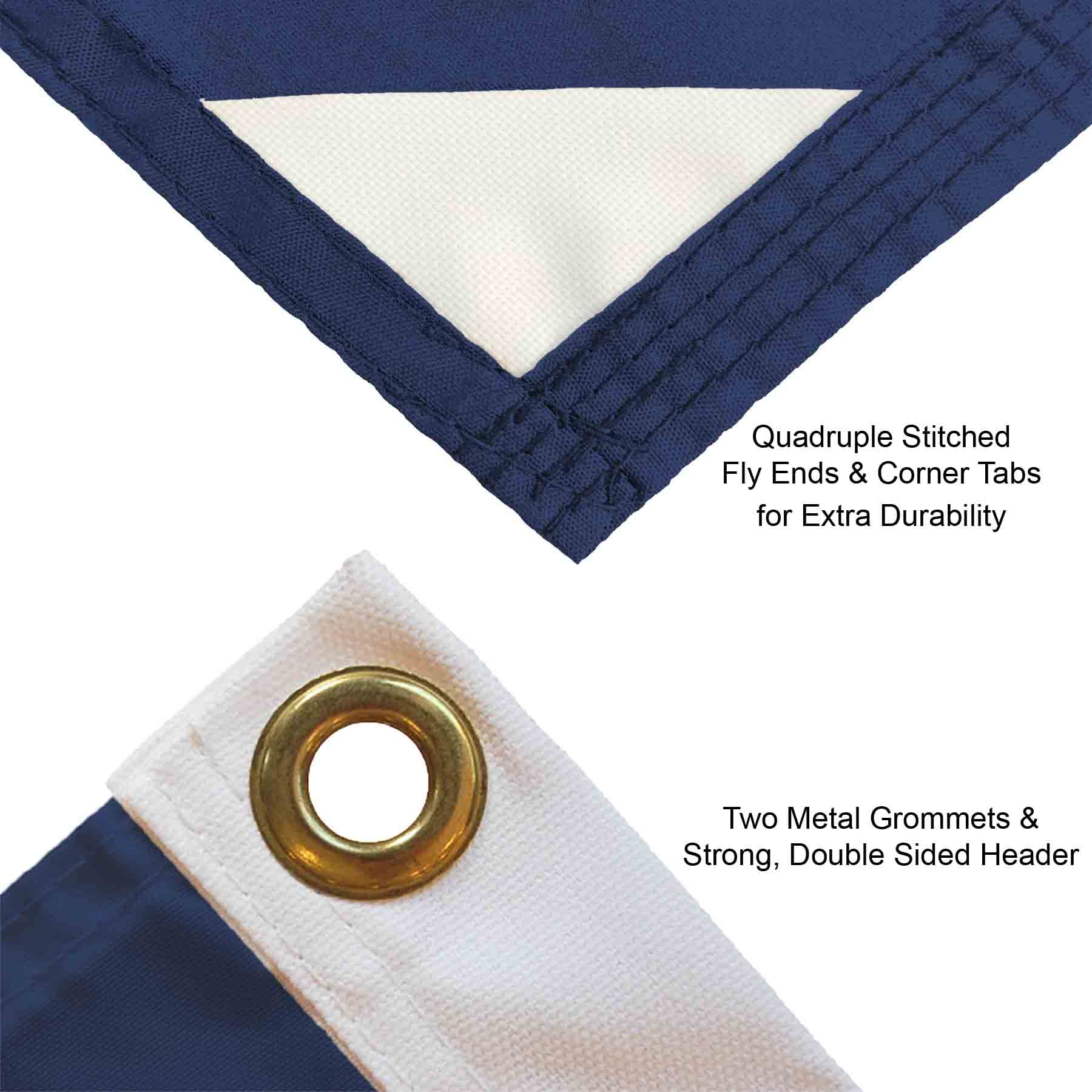 College Flags & Banners Co. Penn State Nittany Lions Printed Header 3x5 Foot Banner Flag - Sports Collectibles, Sports Memorabilia, Sports Fan Shop, Sports Gifts