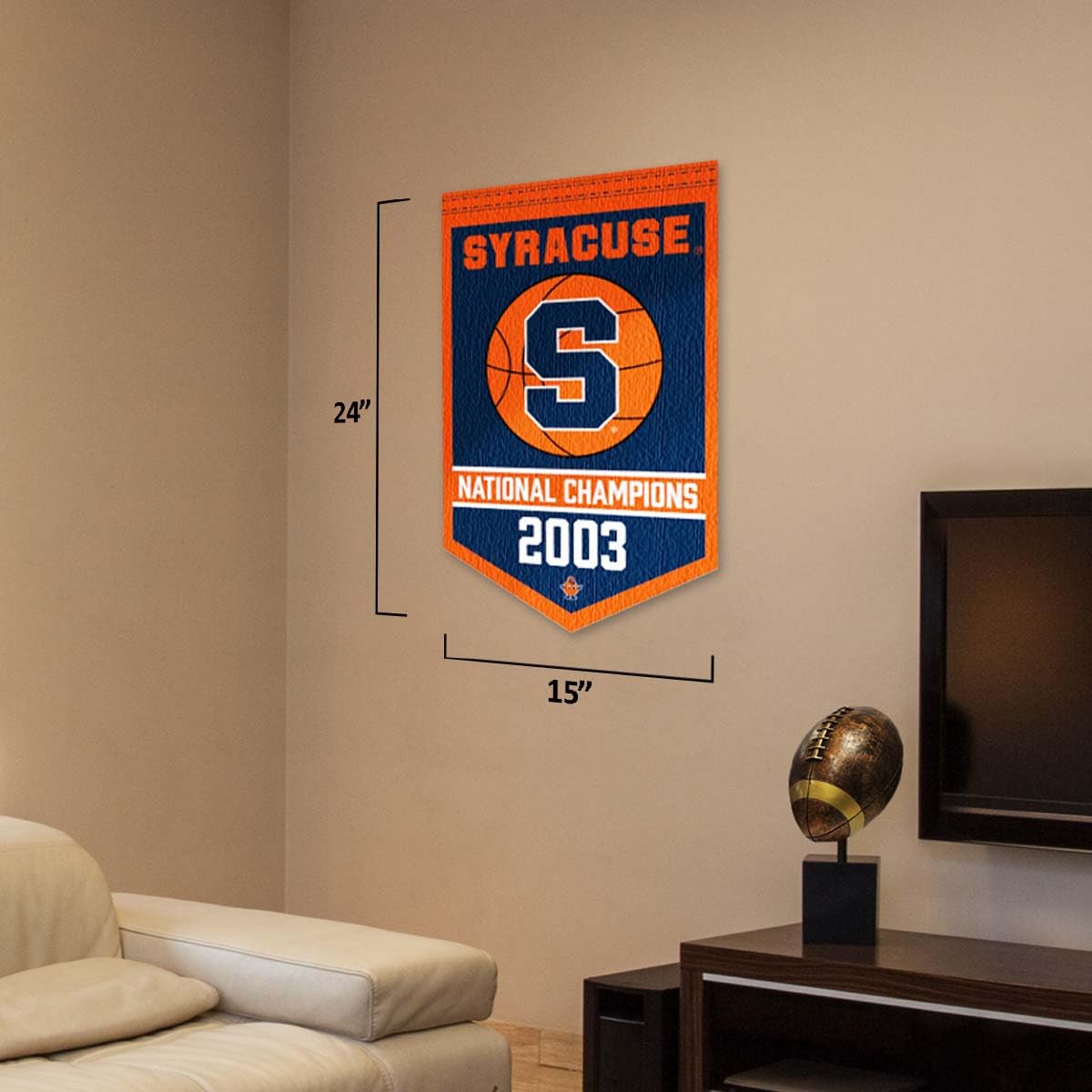 Syracuse Orange Basketball National Champions Banner - Sports Collectibles, Sports Memorabilia, Sports Fan Shop, Sports Gifts