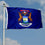 Sports Flags Pennants Company State of Michigan Flag 3x5 Foot Banner - Sports Collectibles, Sports Memorabilia, Sports Fan Shop, Sports Gifts