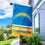 WinCraft Chargers Banner House Flag and 5 Foot Flagpole Set - Sports Collectibles, Sports Memorabilia, Sports Fan Shop, Sports Gifts
