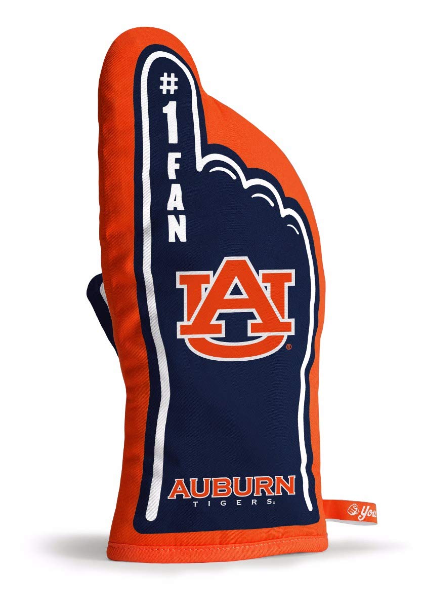 YouTheFan NCAA Auburn Tigers #1 Oven Mitt - Sports Collectibles, Sports Memorabilia, Sports Fan Shop, Sports Gifts