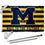 College Flags & Banners Co. Michigan Team University Wolverines Hail to The Victors Flag with Pole and Bracket Kit - Sports Collectibles, Sports Memorabilia, Sports Fan Shop, Sports Gifts
