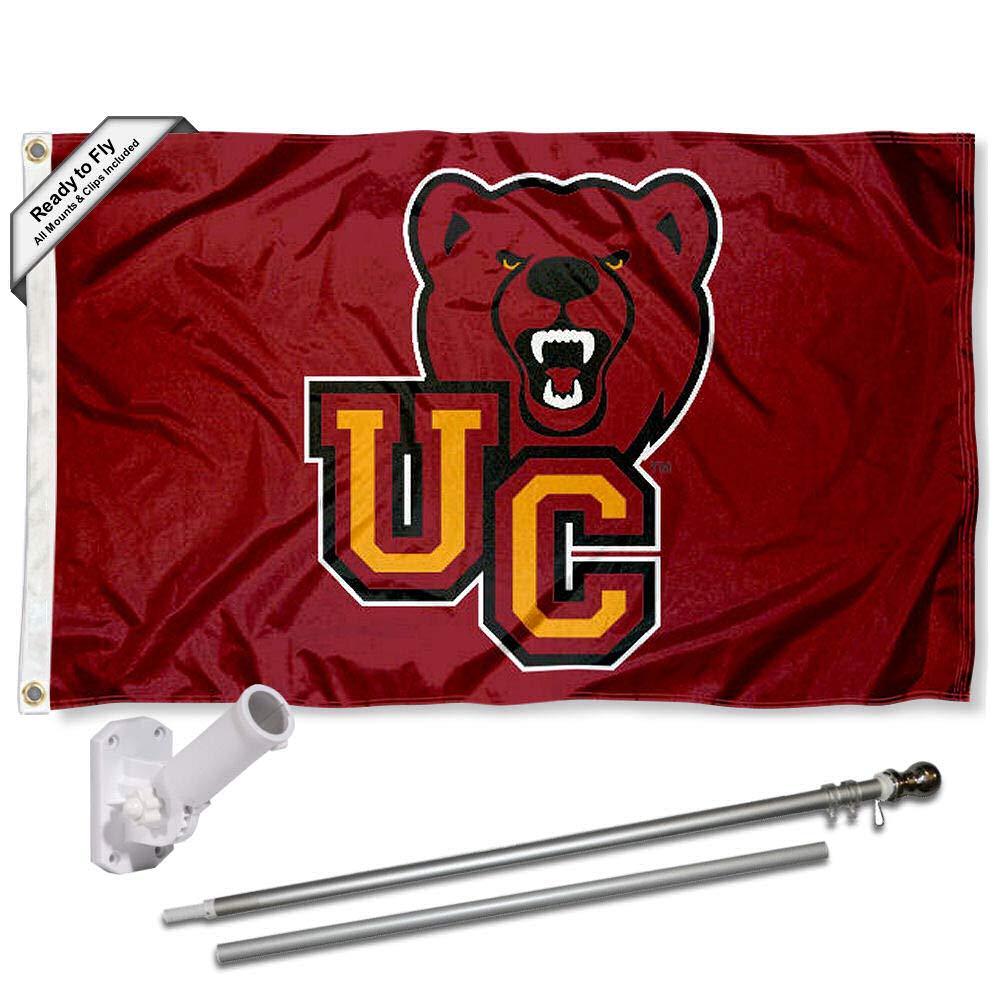 College Flags & Banners Co. Ursinus Bears UC Flag and Pole Bracket Mount Bundle - Sports Collectibles, Sports Memorabilia, Sports Fan Shop, Sports Gifts