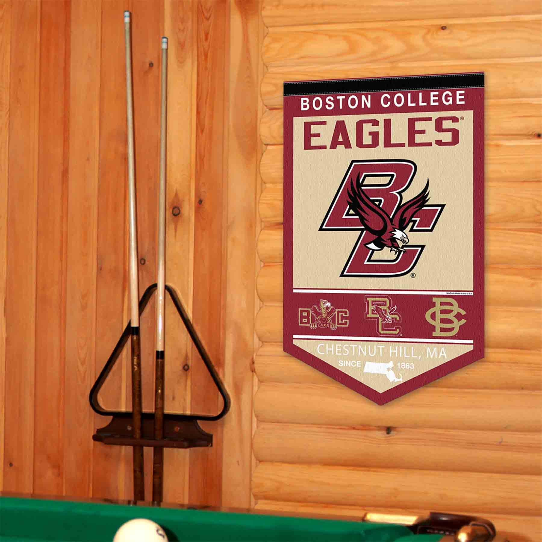 Boston College Eagles Heritage History Banner Pennant - Sports Collectibles, Sports Memorabilia, Sports Fan Shop, Sports Gifts