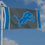 WinCraft Detroit Lions Blackout Sideline Flag Outdoor Indoor 3x5 Foot Banner - Sports Collectibles, Sports Memorabilia, Sports Fan Shop, Sports Gifts