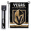 WinCraft Vegas Golden Knights Garden Flag with Stand Holder - Sports Collectibles, Sports Memorabilia, Sports Fan Shop, Sports Gifts