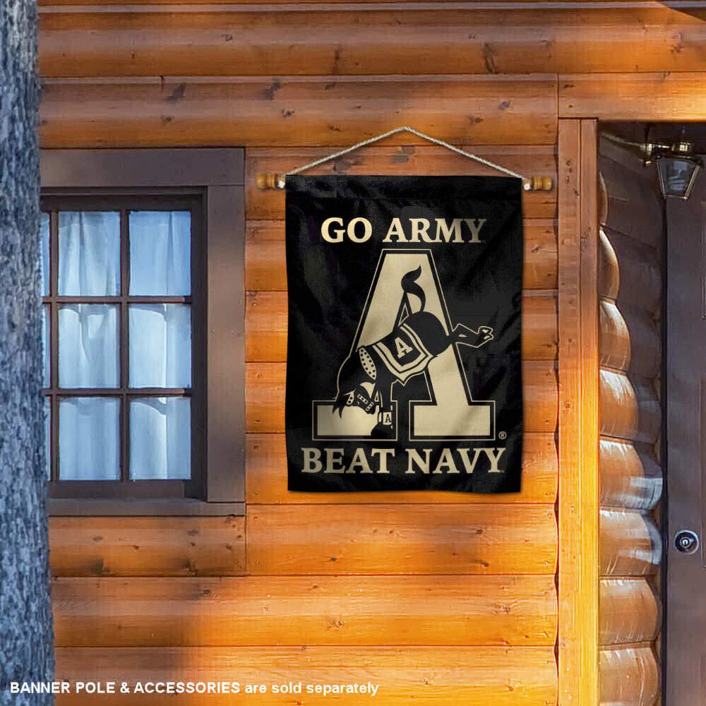 College Flags & Banners Co. Go Army Beat Navy Double Sided House Flag - Sports Collectibles, Sports Memorabilia, Sports Fan Shop, Sports Gifts