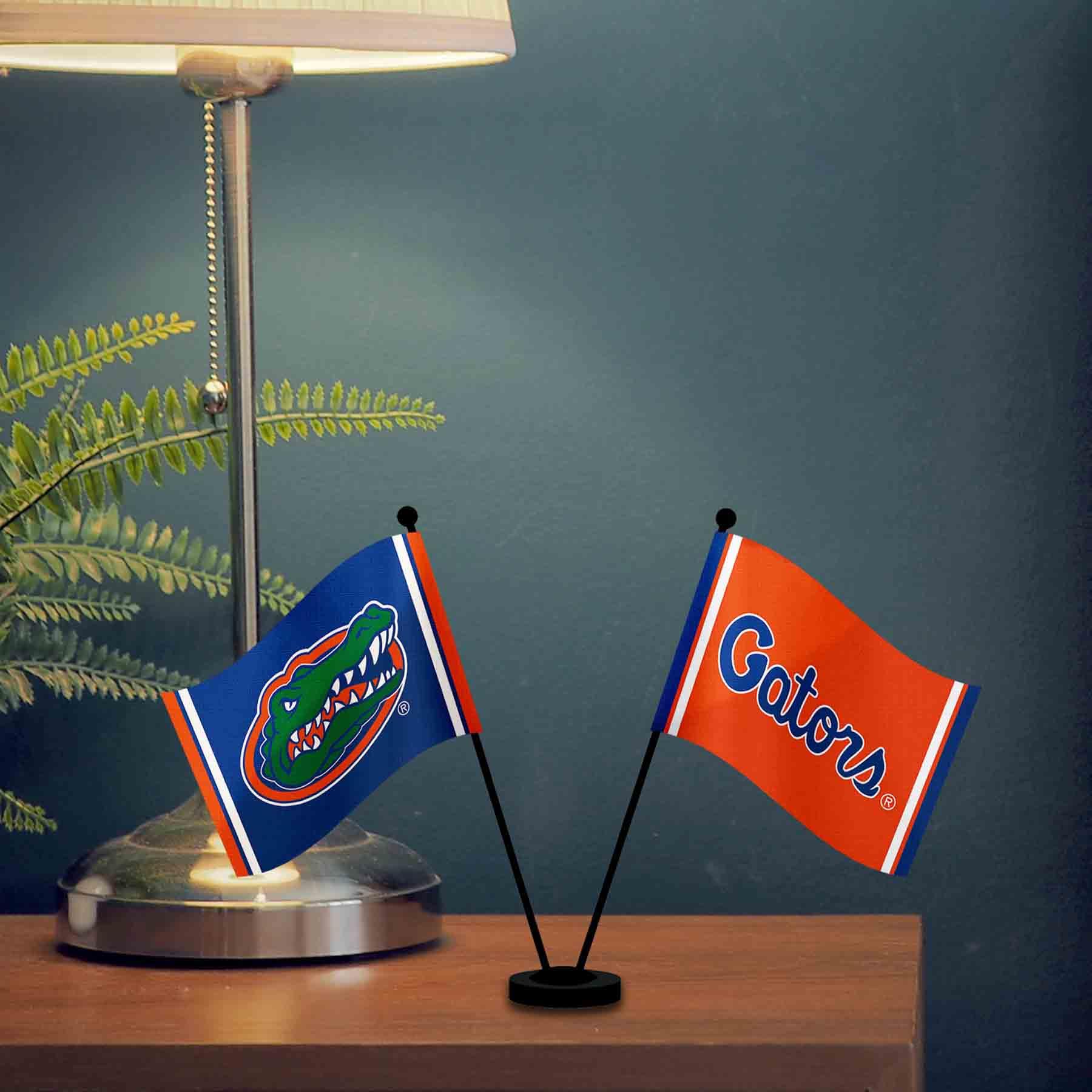 WinCraft Florida Gators Desk and Table Top Flags - Sports Collectibles, Sports Memorabilia, Sports Fan Shop, Sports Gifts