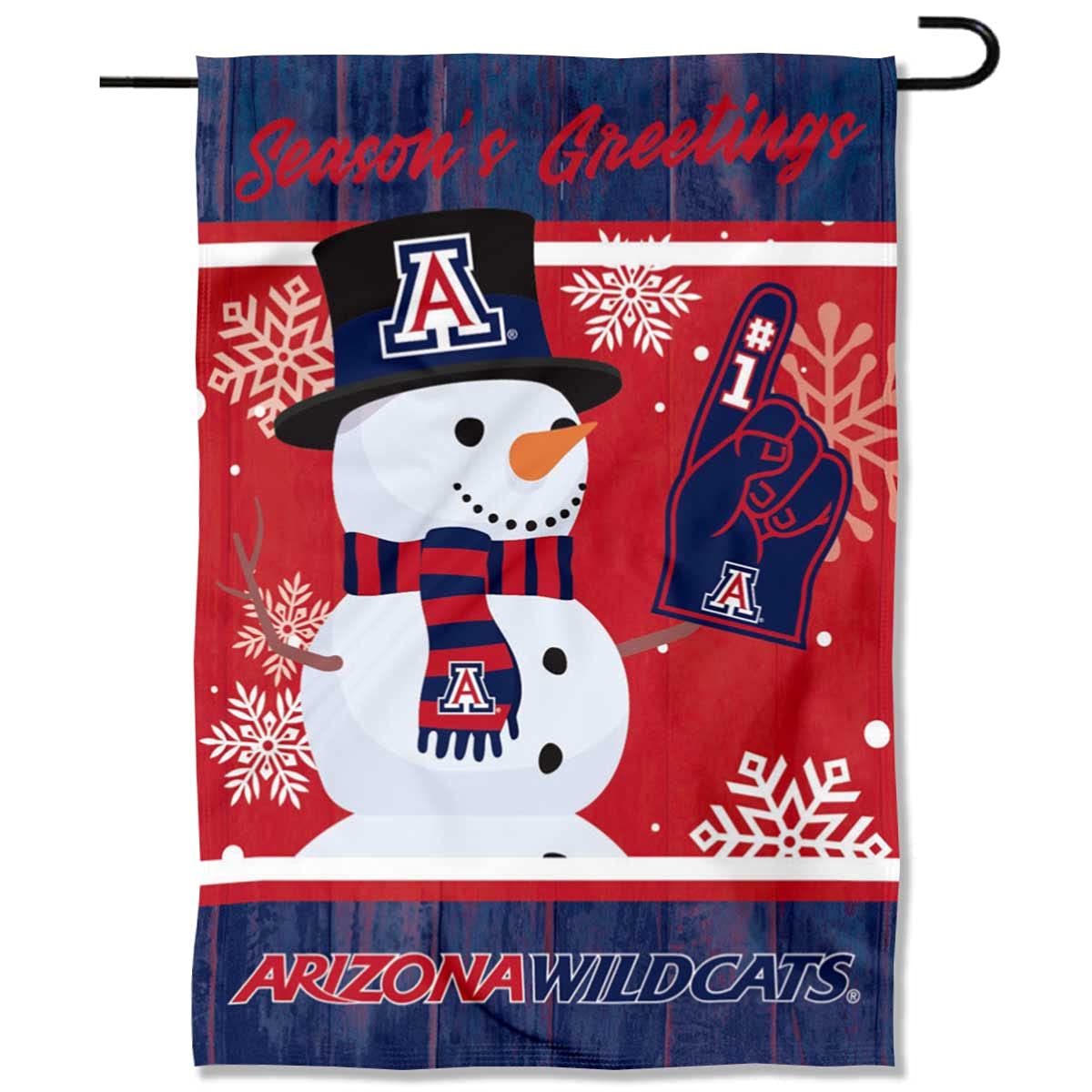 Arizona Wildcats Holiday Winter Snow Garden Banner Flag - Sports Collectibles, Sports Memorabilia, Sports Fan Shop, Sports Gifts
