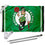 WinCraft Boston Celtics Flag Pole and Bracket Set - Sports Collectibles, Sports Memorabilia, Sports Fan Shop, Sports Gifts