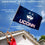 College Flags & Banners Co. Connecticut Huskies Flag with Pole and Bracket Complete Set - Sports Collectibles, Sports Memorabilia, Sports Fan Shop, Sports Gifts