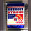 Sports Flags Pennants Company Detroit Strong USA Garden Flag - Sports Collectibles, Sports Memorabilia, Sports Fan Shop, Sports Gifts