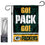 WinCraft Packers Go Pack Go Garden Flag and Stand Pole Holder Mount - Sports Collectibles, Sports Memorabilia, Sports Fan Shop, Sports Gifts