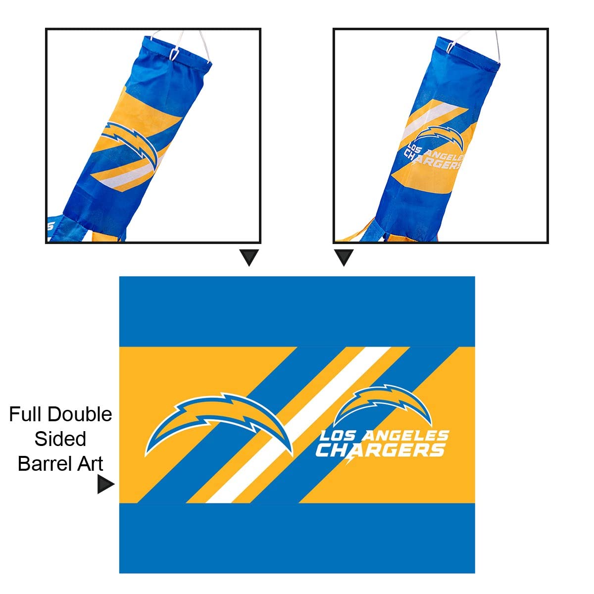 Los Angeles Chargers Team Windsock - Sports Collectibles, Sports Memorabilia, Sports Fan Shop, Sports Gifts