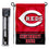 Cincinnati Reds Garden Flag with Stand Holder - Sports Collectibles, Sports Memorabilia, Sports Fan Shop, Sports Gifts