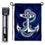 College Flags & Banners Co. US Navy Anchor Garden Flag and USA Flag Stand Pole Holder Set - Sports Collectibles, Sports Memorabilia, Sports Fan Shop, Sports Gifts