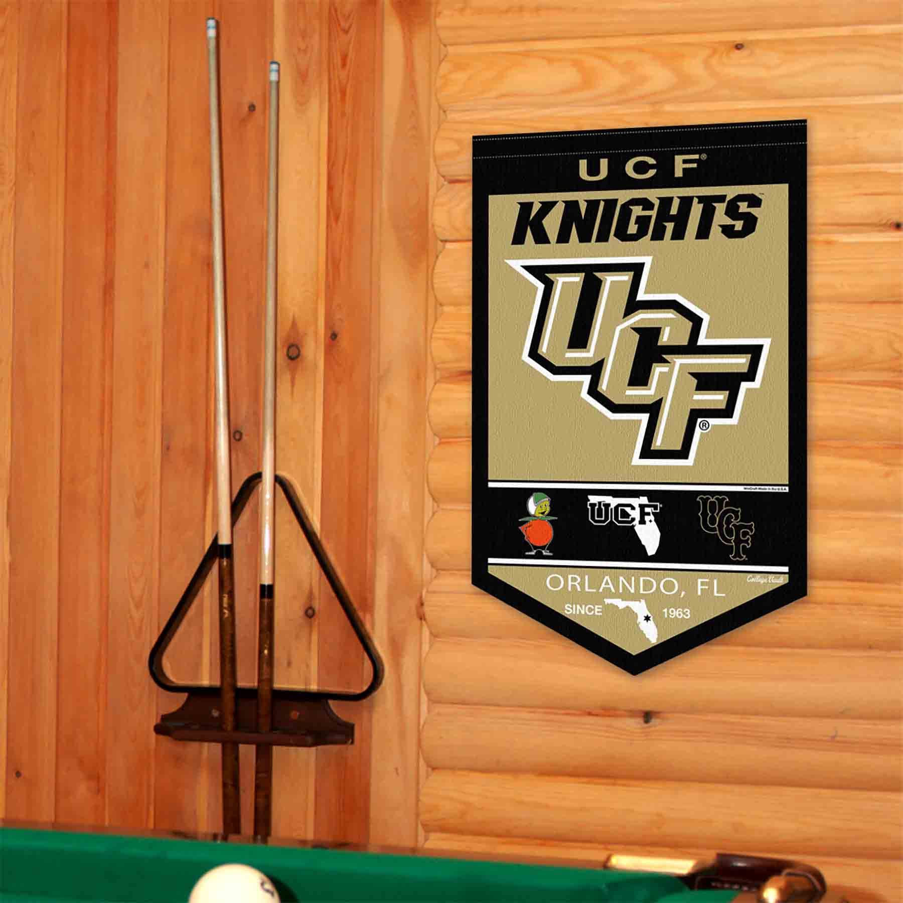 College Flags & Banners Co. Central Florida Knights Heritage History Banner Pennant - Sports Collectibles, Sports Memorabilia, Sports Fan Shop, Sports Gifts