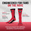 For Bare Feet NCAA GEORGIA BULLDOGS MVP Crew Sock Team Color Large - Sports Gifts, Sports Memorabilia, Sports Collectibles, Fan Shop