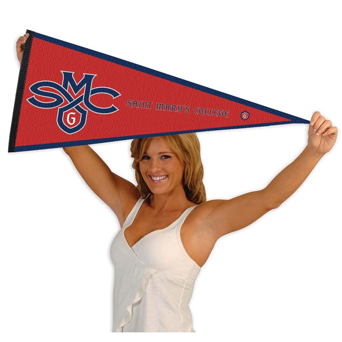 St. Mary's College Gaels Wordmark Pennant Flag - Sports Collectibles, Sports Memorabilia, Sports Fan Shop, Sports Gifts