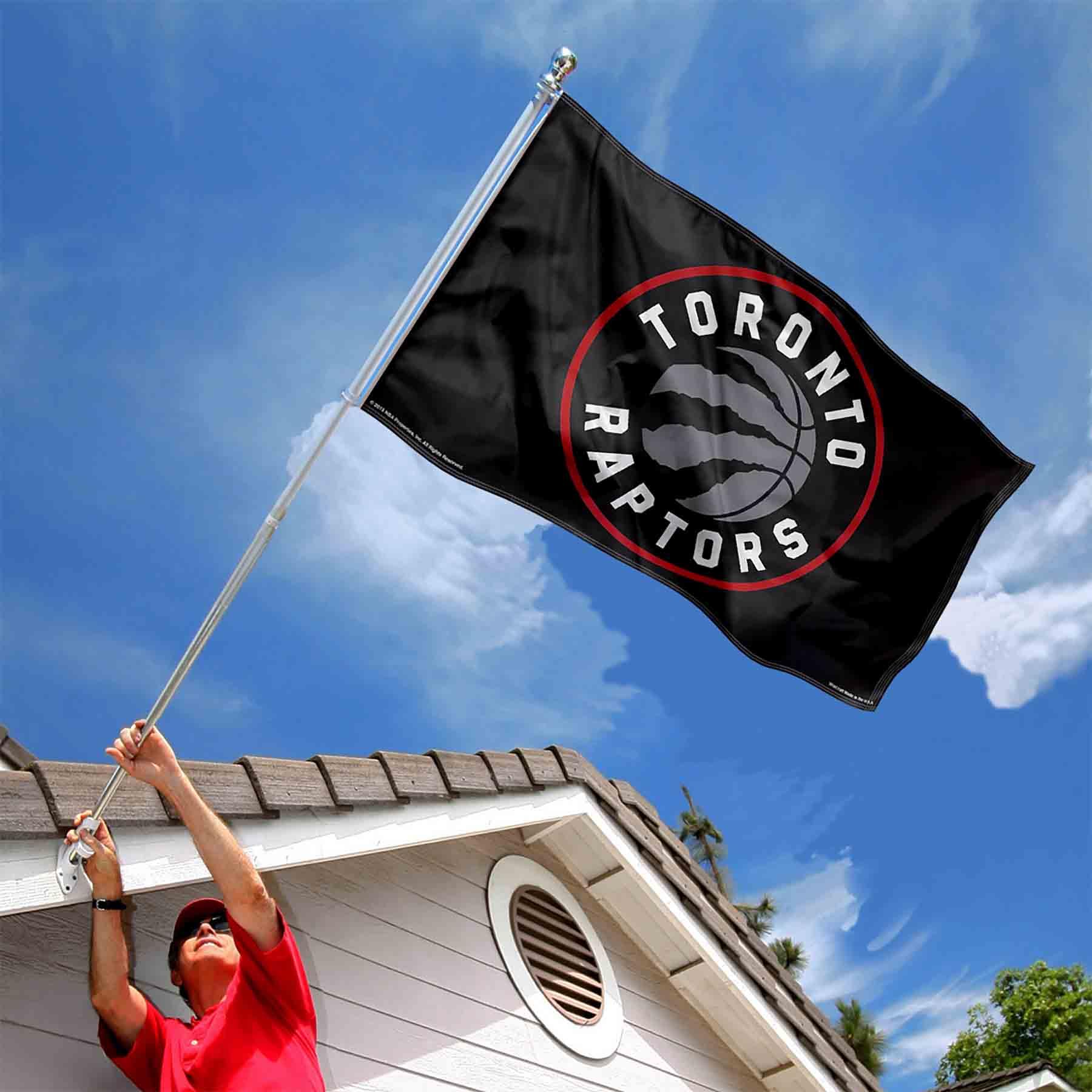 WinCraft Toronto Raptors Vintage Throwback Championship Banner Flag - Sports Collectibles, Sports Memorabilia, Sports Fan Shop, Sports Gifts