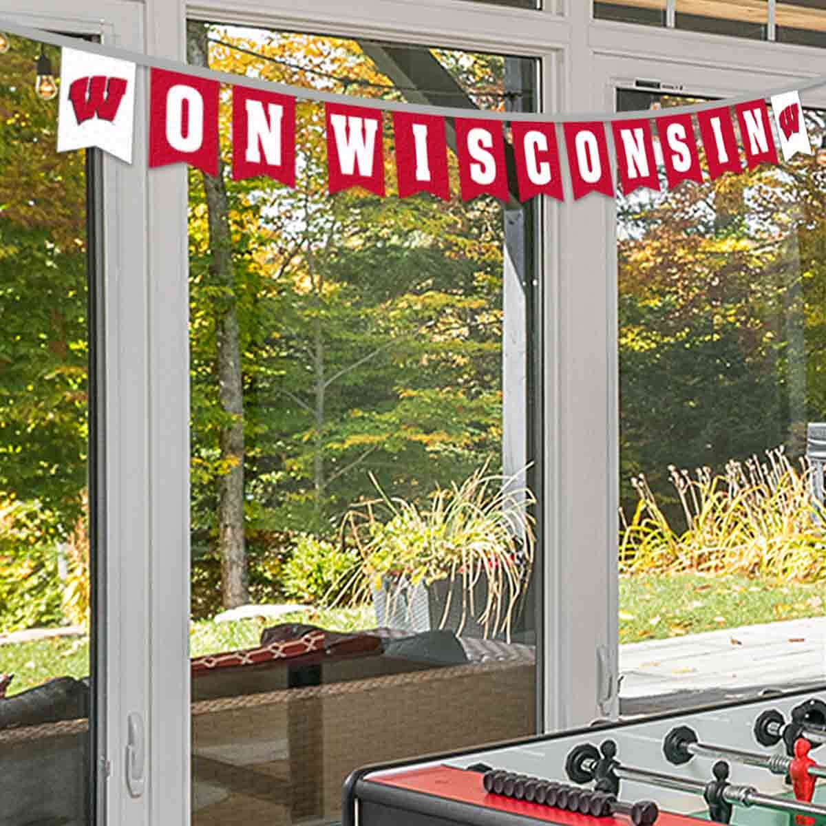 Wisconsin Badgers Banner String Pennant Flags - Sports Collectibles, Sports Memorabilia, Sports Fan Shop, Sports Gifts