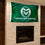 Colorado State Rams Small 2'x3' Flag and USA 3x5 Flag Set - Sports Collectibles, Sports Memorabilia, Sports Fan Shop, Sports Gifts