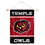 College Flags & Banners Co. Temple Owls Window Wall Banner Hanging Flag with Suction Cup - Sports Collectibles, Sports Memorabilia, Sports Fan Shop, Sports Gifts