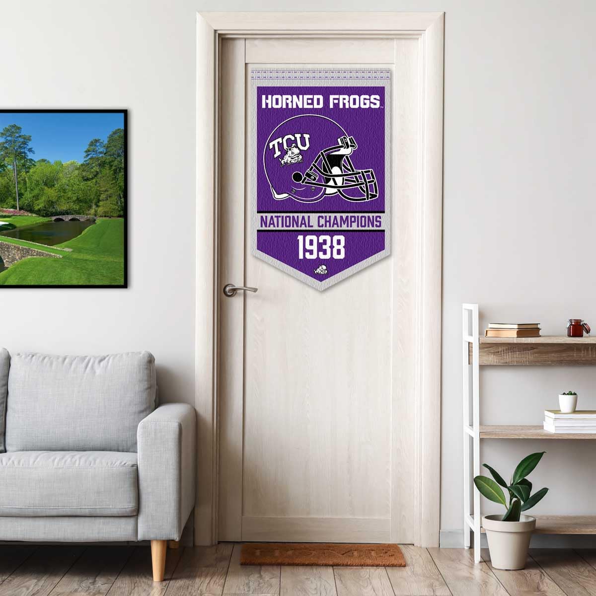 Texas Christian Horned Frogs Football National Champions Banner - Sports Collectibles, Sports Memorabilia, Sports Fan Shop, Sports Gifts