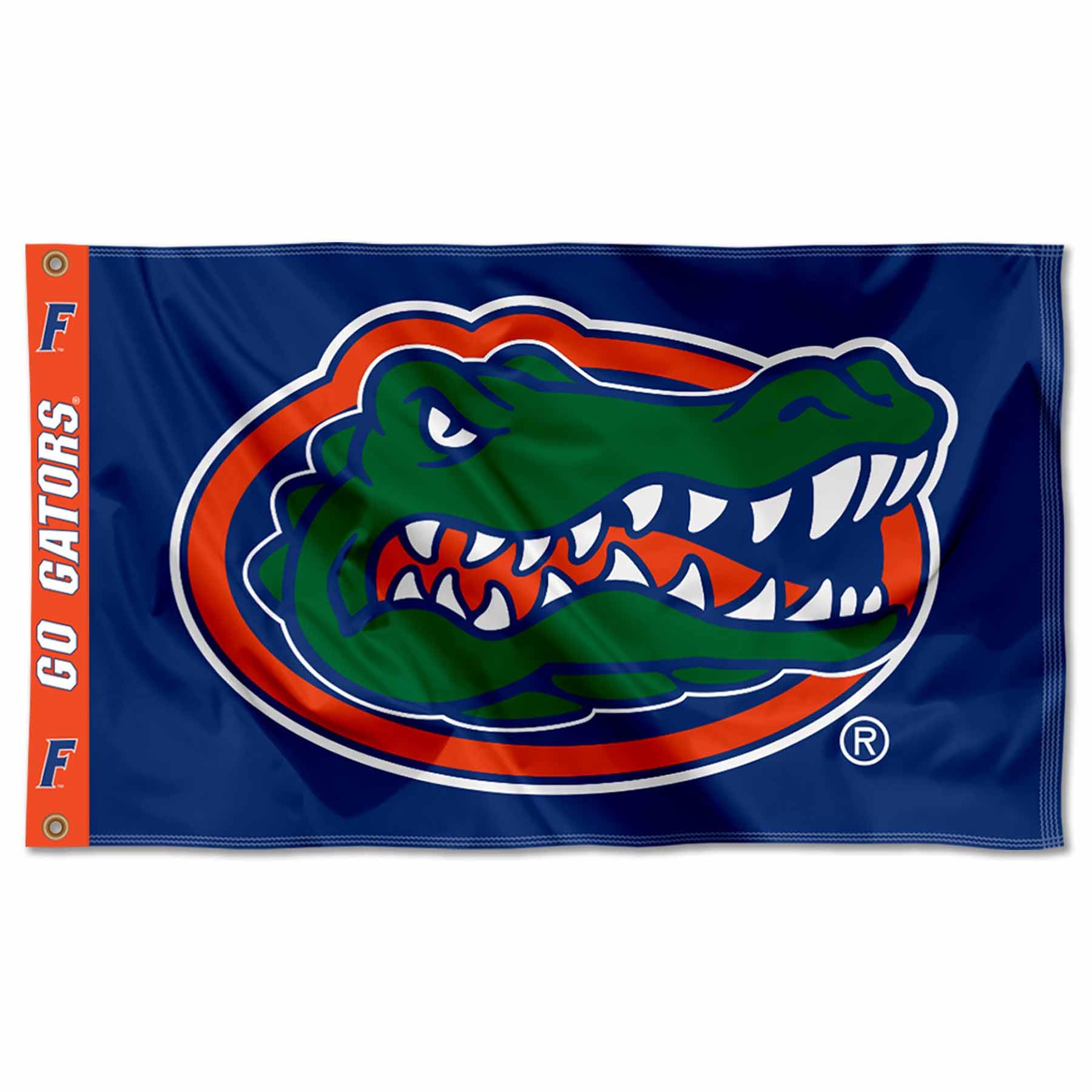 College Flags & Banners Co. Florida Gators Printed Header 3x5 Foot Banner Flag - Sports Collectibles, Sports Memorabilia, Sports Fan Shop, Sports Gifts