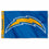 WinCraft Los Angeles Chargers Printed Header 3x5 Foot Banner Flag - Sports Collectibles, Sports Memorabilia, Sports Fan Shop, Sports Gifts