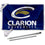 College Flags & Banners Co. Clarion Golden Eagles Wordmark Flag with Pole and Bracket Holder University Set - Sports Collectibles, Sports Memorabilia, Sports Fan Shop, Sports Gifts