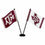 WinCraft Texas A&M Aggies Desk and Table Top Flags - Sports Collectibles, Sports Memorabilia, Sports Fan Shop, Sports Gifts