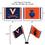 WinCraft Virginia Cavaliers Desk and Table Top Flags - Sports Collectibles, Sports Memorabilia, Sports Fan Shop, Sports Gifts